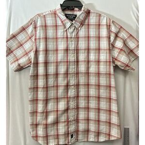 Abercrombie‎ Fitch Men's Shirt Muscle Plaid Pocket Logo-Size XL